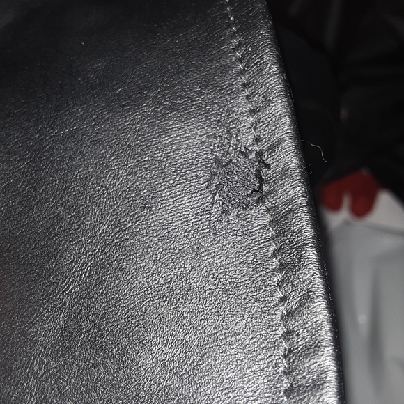 Lip Service Vegi Leather Trenchcoat Goth Punk - Picture 6 of 6